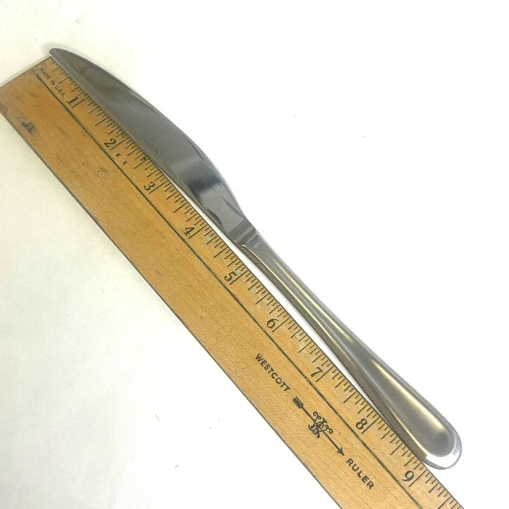 Mikasa Forged Stainless Steel Knife Olivia Satin Silver Tone Flatware Silverware